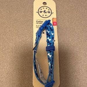 4 for $10 😎 Bond & Co Blue Bone Print Small Dog Collar